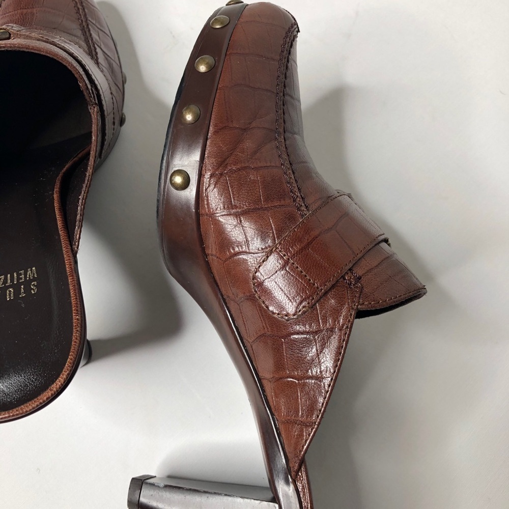Stuart Weitzman heeled clogs - Picture 8 of 10